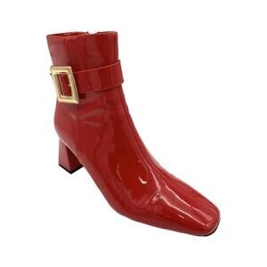 Masseys Women's Sydney Boots Red - Wide